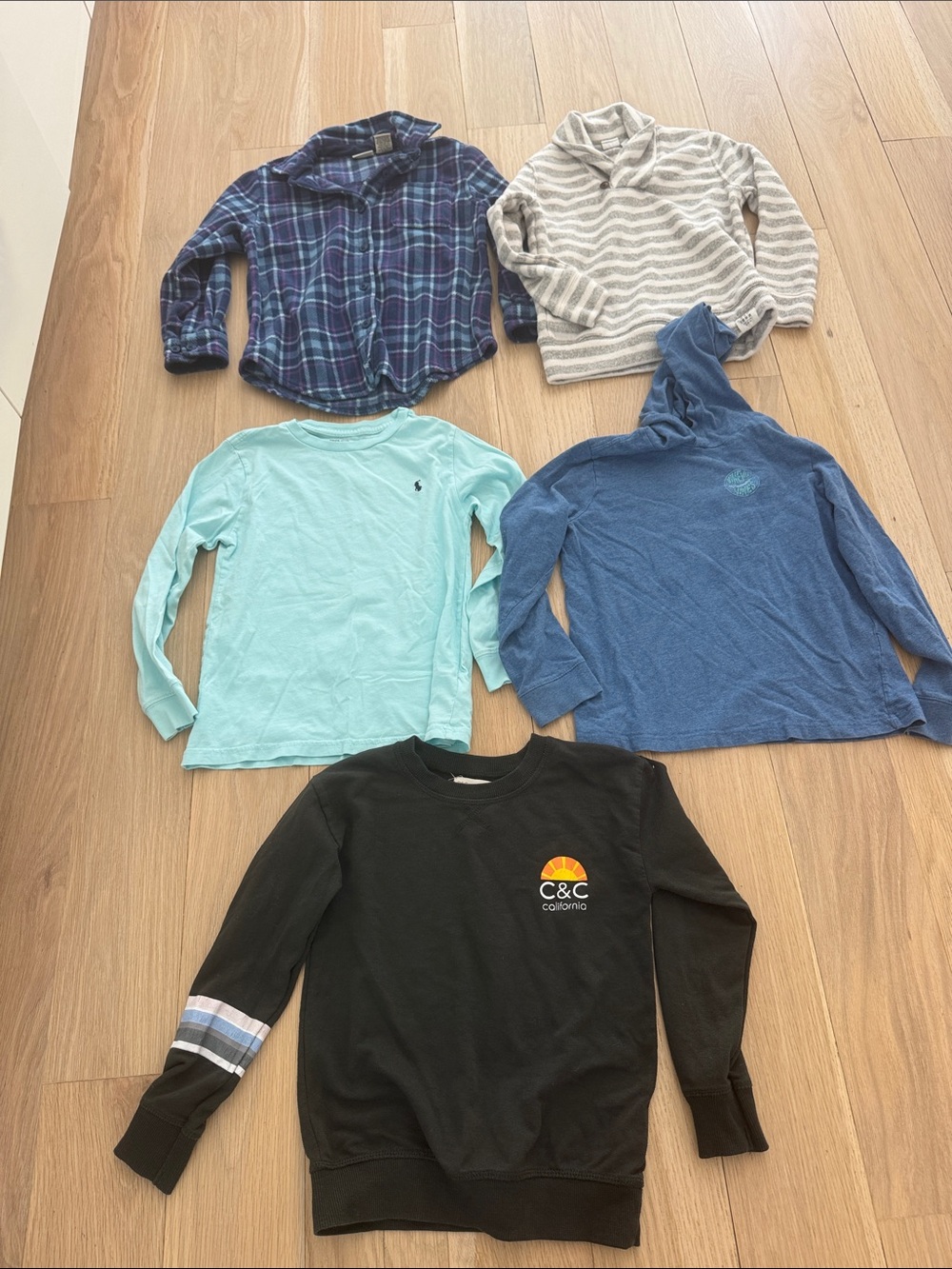 Lot Boys Shirts Tops Ralph Lauren C&C California Vineyard Vines LL bean Gap